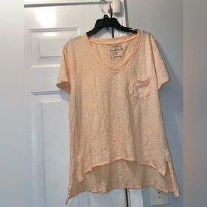 We The Free Peach Blouse